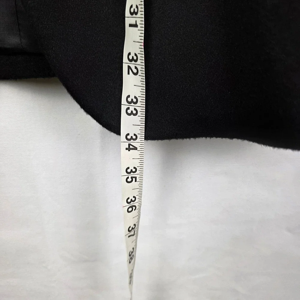Pronto‎ Uomo Couture Mens 48R Black 100% Cashmere 2 Button Blazer Sport Coat